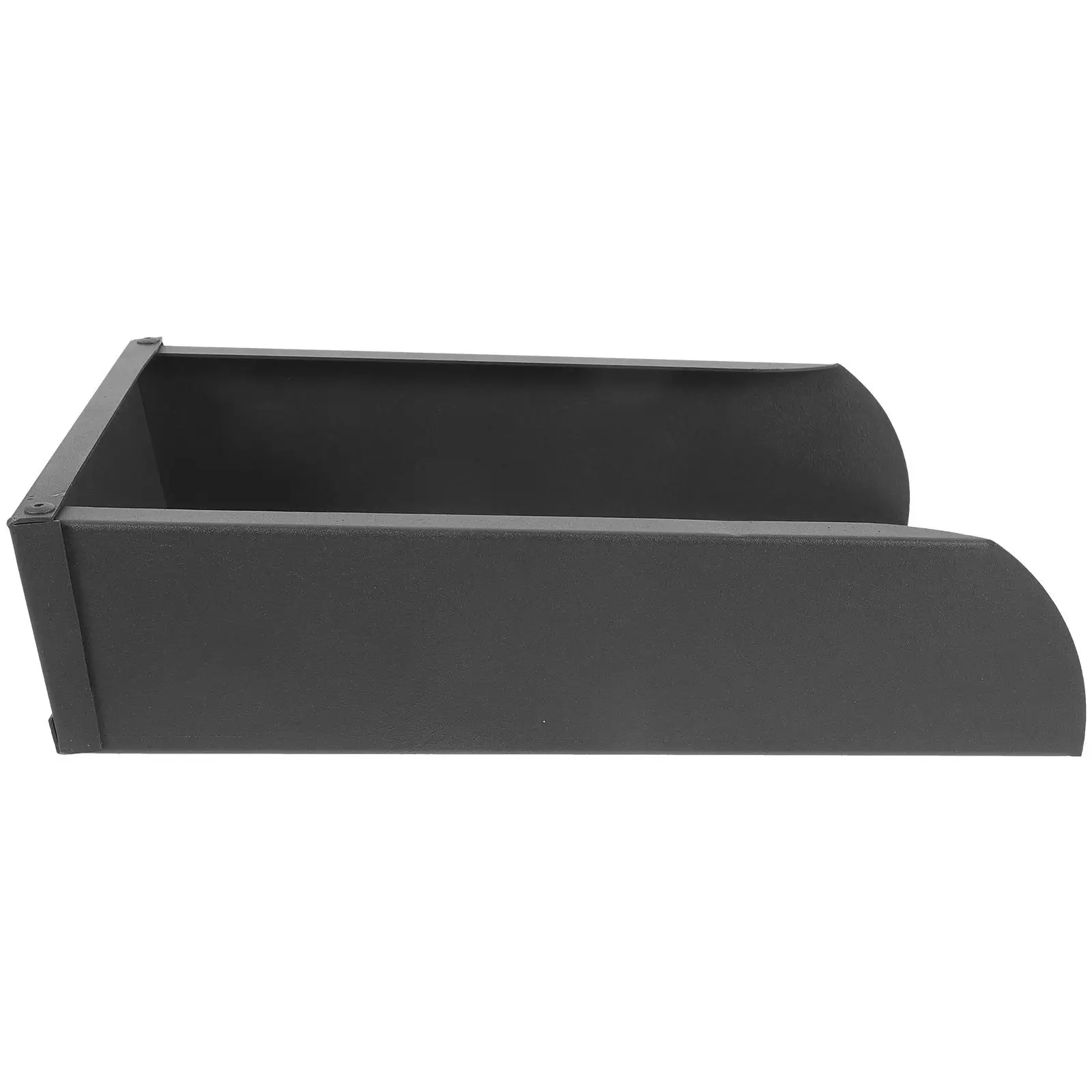 

Aluminum Alloy Downspout 300x200x65mm Deep Gray Durable Large Capacity Rainwater Collection Gutter Splash Guard