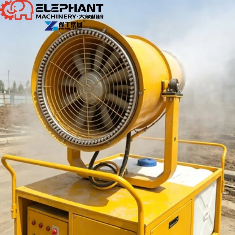 Yugong Electric/Diesel-Powered Automatic High Pressure Security Fog Cannon 60M-120M Range For Mining & Construction
