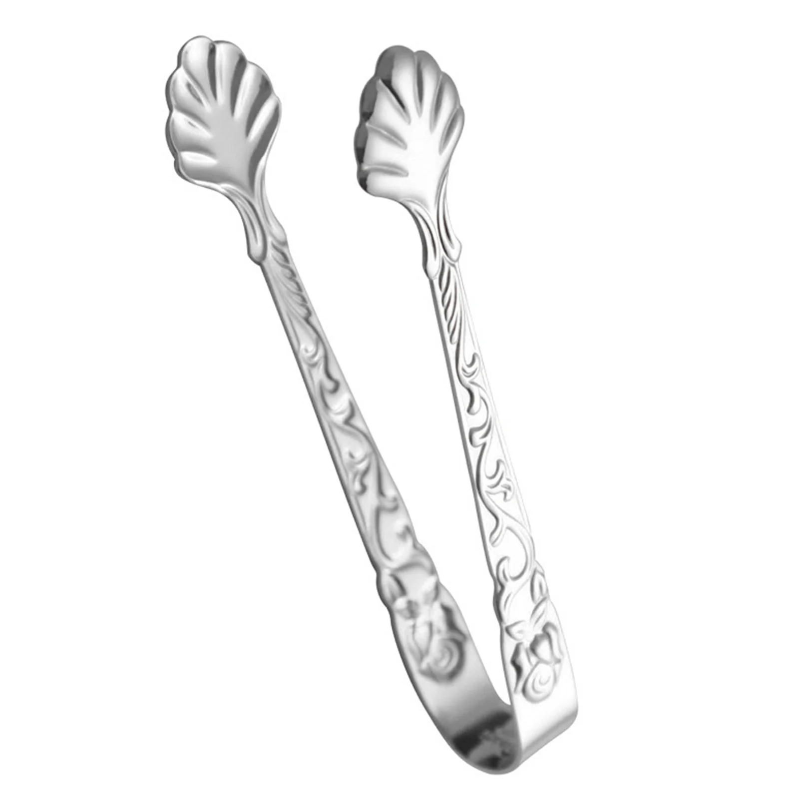 الفولاذ المقاوم للصدأ آيس كيوب تونغ مكعب السكر تونغ مشبك طعام متعدد الأغراض لمطعم بوفيه بار المطبخ استخدام سهل التثبيت