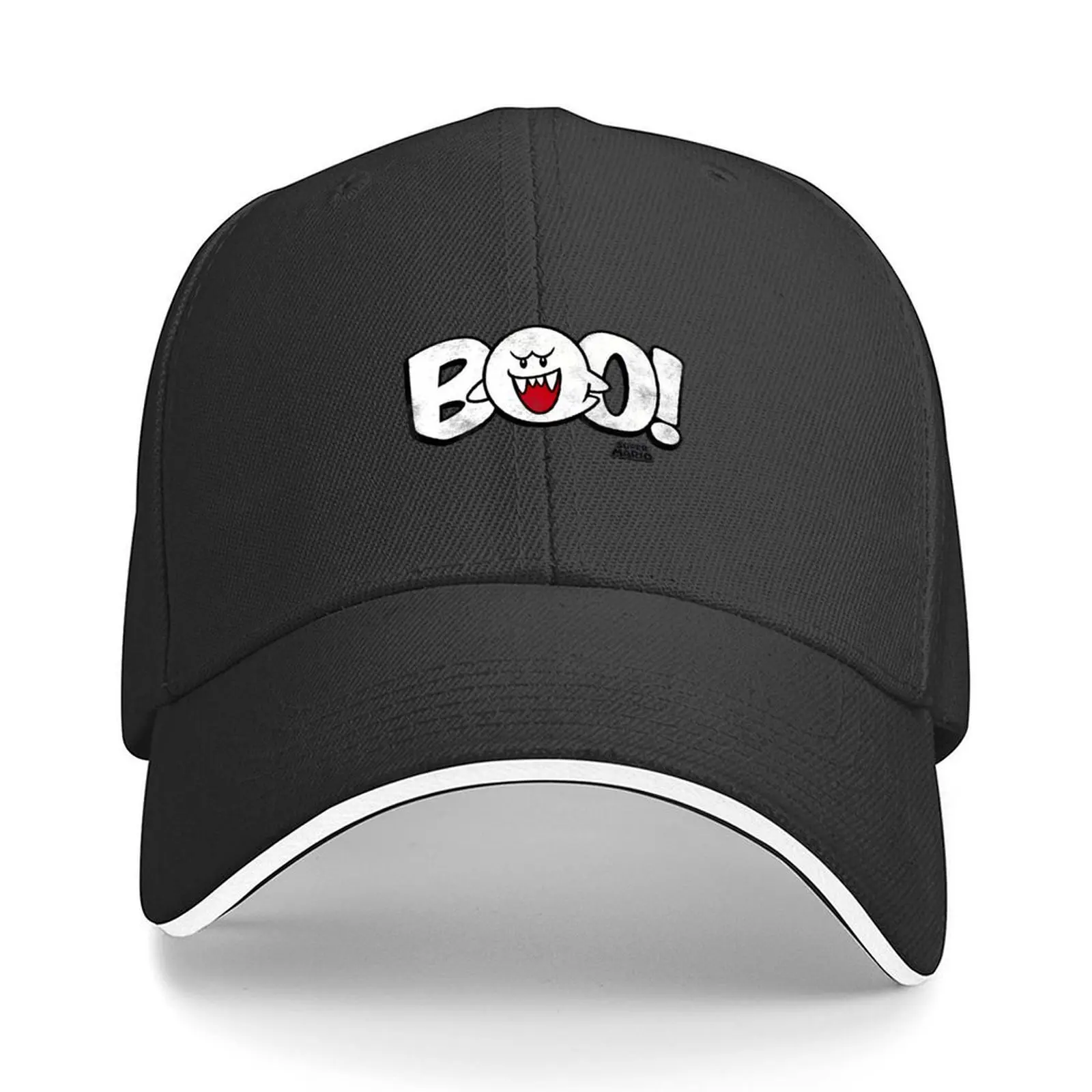 

Boo Large Text Baseball Cap Military Cap Man Hat Luxury Brand Mountaineering Beach Bag For Men Women's