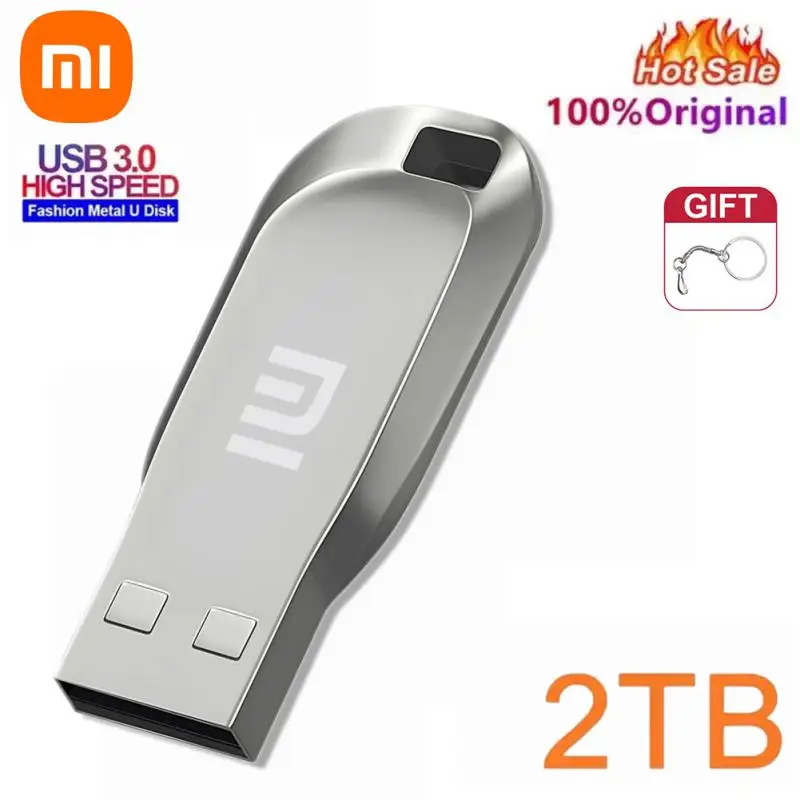 Xiaomi 2TB Metall U-Disk 2 in 1 otg 1024GB Flash-Laufwerk USB 3. 0 3,1 GB 1TB Stift Laufwerke Speicher Stick Typ C Adapter Geschenke neu