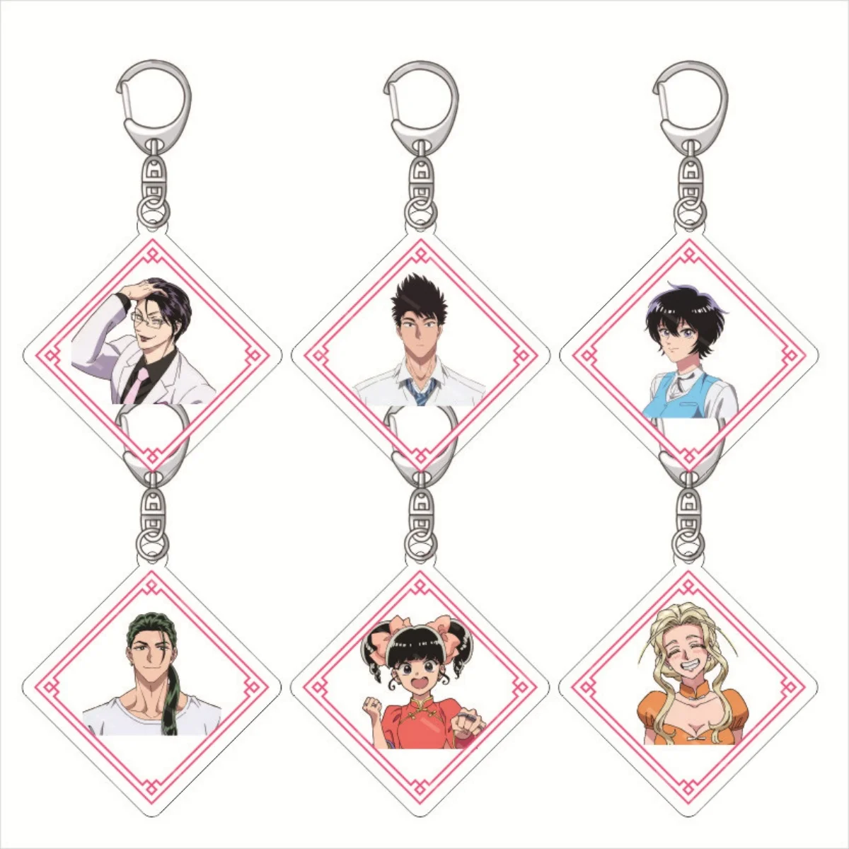 Anime Kowloon Generic Romance Cosplay COSTUME Acrylic Key Chains Keyring Prop Xmas Gift