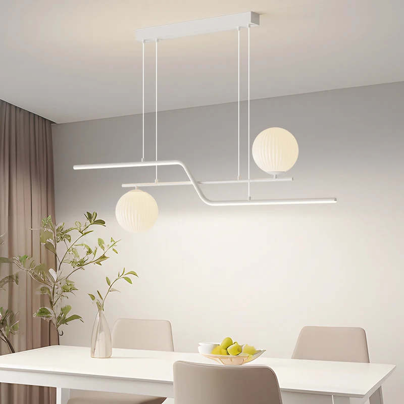 

White Living Room Led Pendant Lights For Dining Room Kitchen Living Room Cloakroom Office Hanging Lamp Minimalist Home Decor