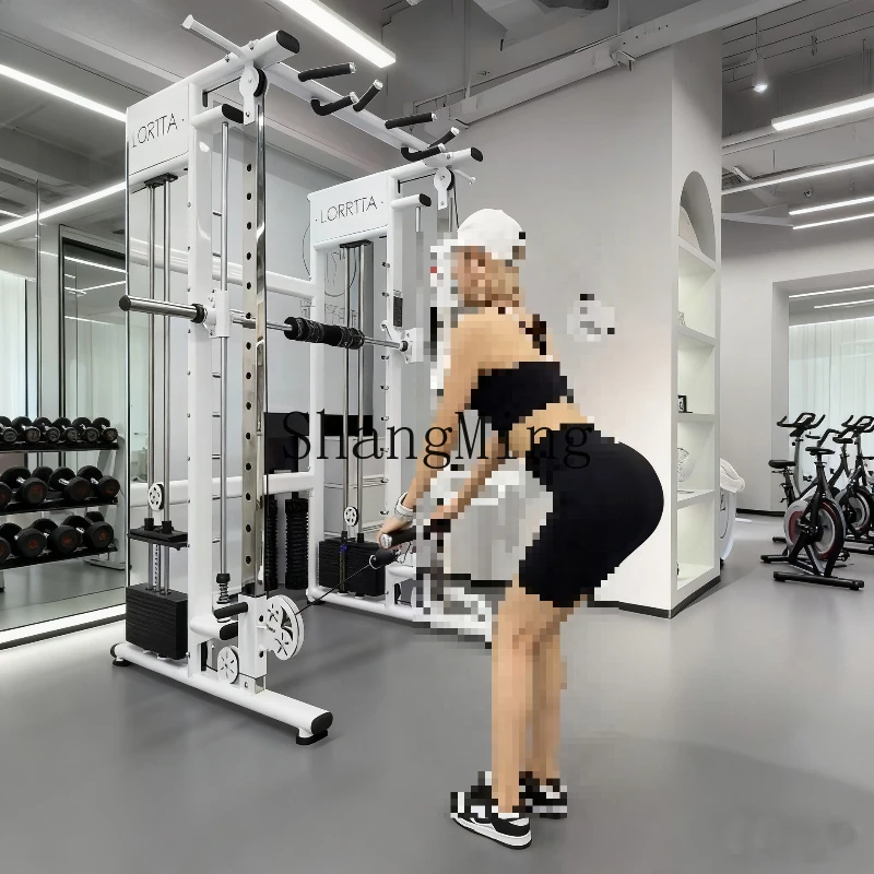 Equipo de gimnasio FG, marco de pórtico de entrenador integral, banco de sentadillas multifuncional, marco de prensa