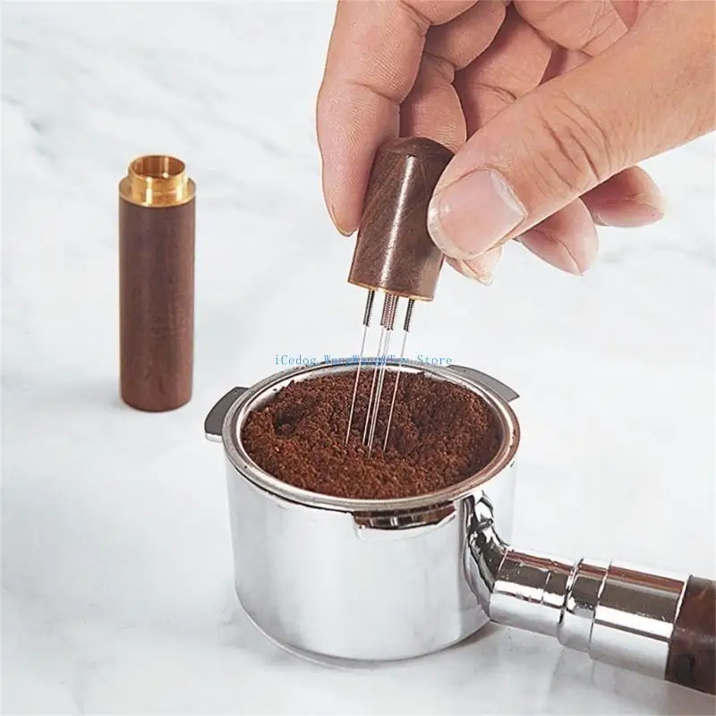 Molf Coffee Distributer Distribute Espresso Powder Tamper Coffee помешивание