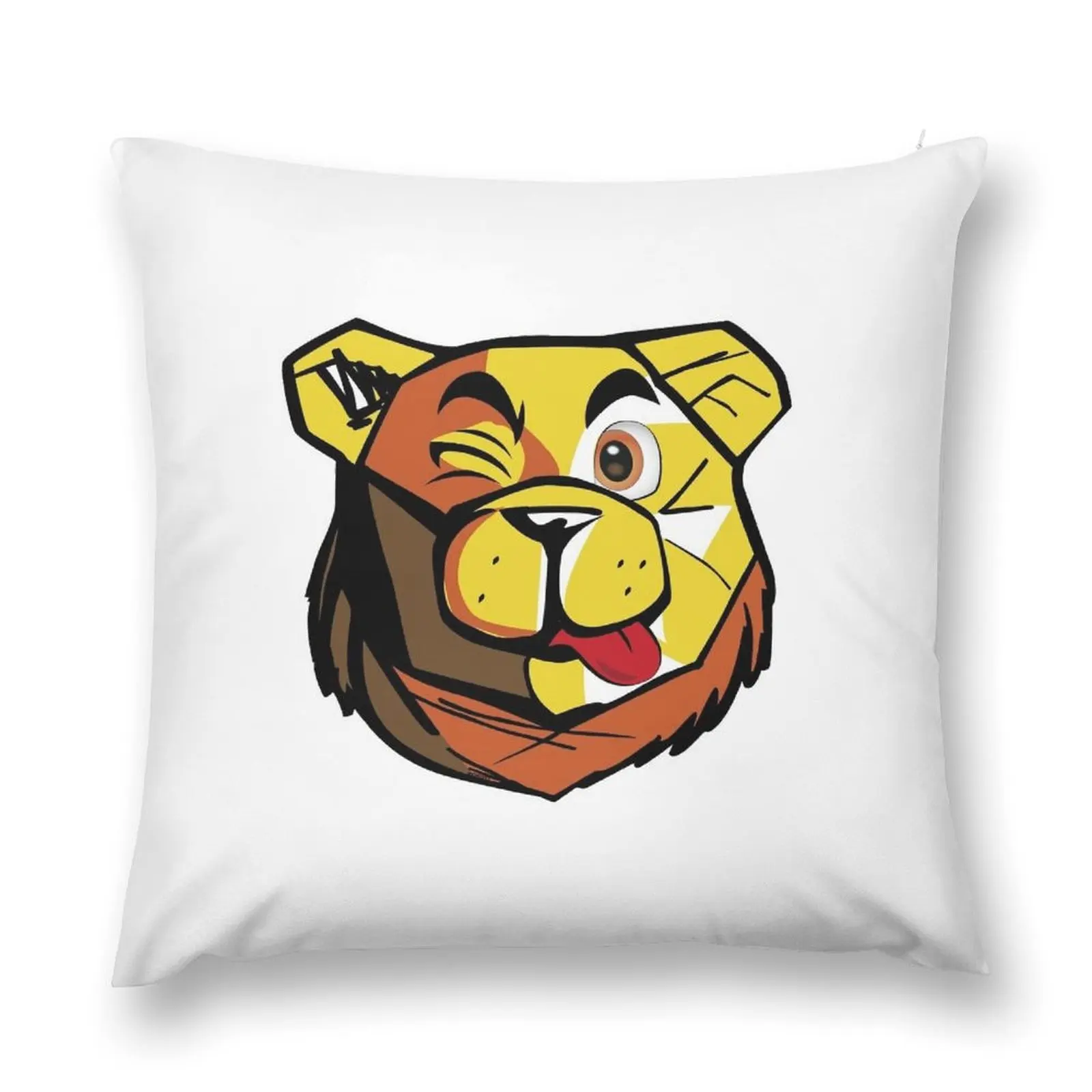 ROBUST BEAR BLINK EYE Throw Pillow bed pillows luxury decor luxury throw pillow covers anime girl pillow