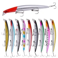 10 Uds. Juego de Señuelos de Pesca de pececillo láser grande 180mm / 26g cebo duro Crankbait Isca artificiales Pesca mar wobbler cebos de natación