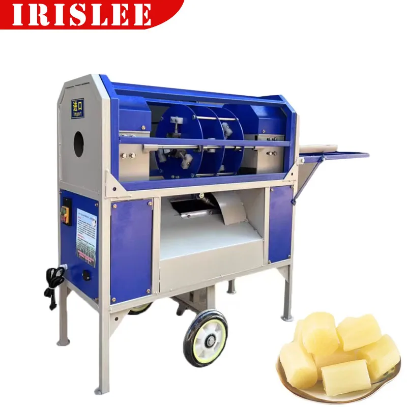 

Electric Commercial Sugarcane Cutting Cutter Machine /Sugarcane Peeling Cutting Machine/Sugarcane Peeler Skin Remover Machine