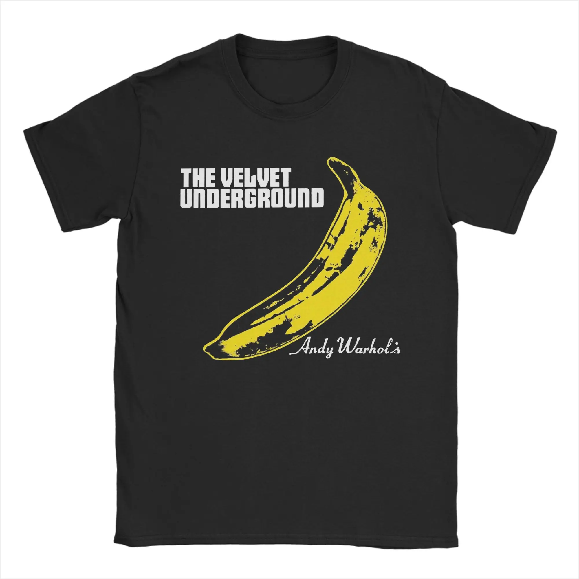 

Men T-Shirts The Velvet Underground Run Run Run Vintage Pure Cotton Tee Short Sleeve Band T Shirts Crewneck Clothing New Arrival