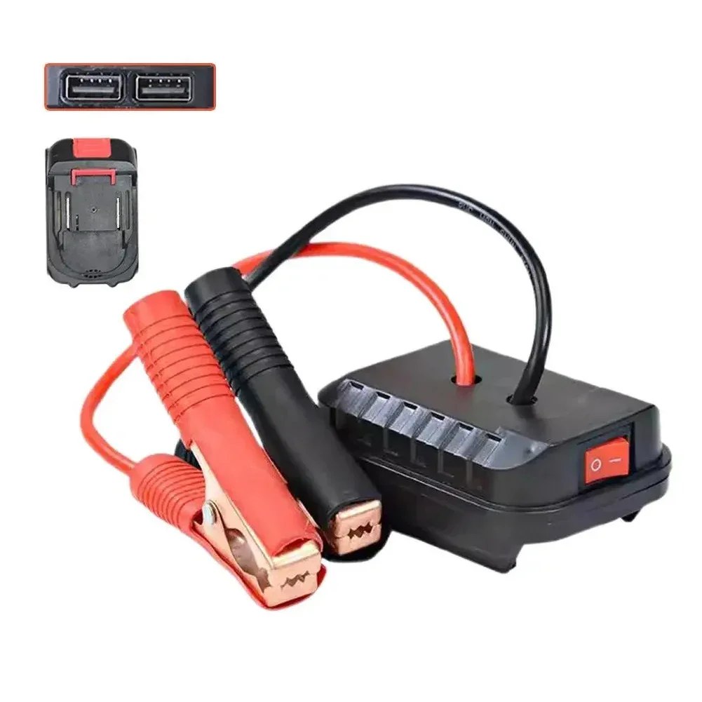 1set A3/2106 Jump Starter Adapter Power Your Tools With Dual USB & 12V Support Car Jump Starter Power Tool Batteries Accessories
