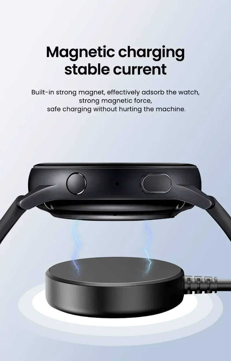 2026 Magnetic Watch Wireless Charger For Samsung Galaxy Watch 8/7/6/5pro/5/4/3 Active2 Portable Watch Fast Charging Dock Station