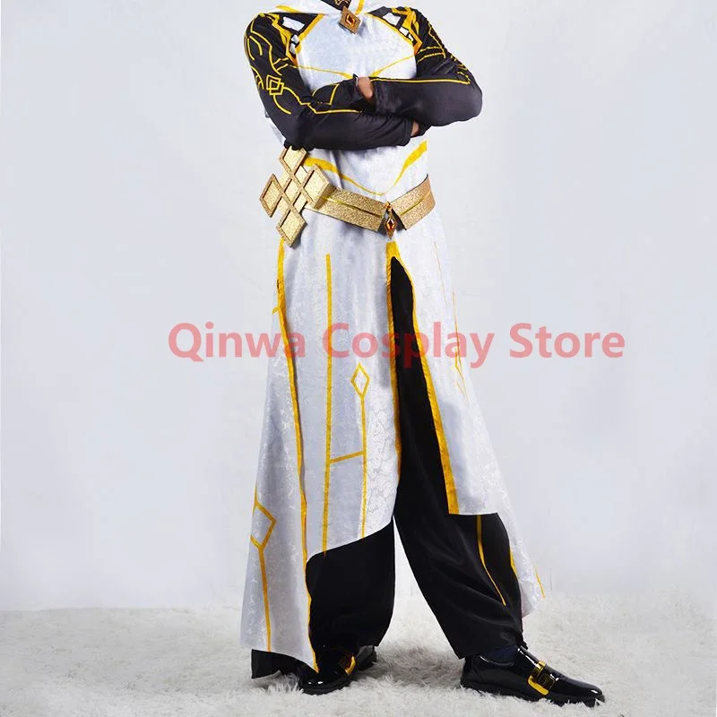 Genshin Impact Zhongli Cosplay Costume Uniform Anime Chinese Style Halloween Costumes For Women Game