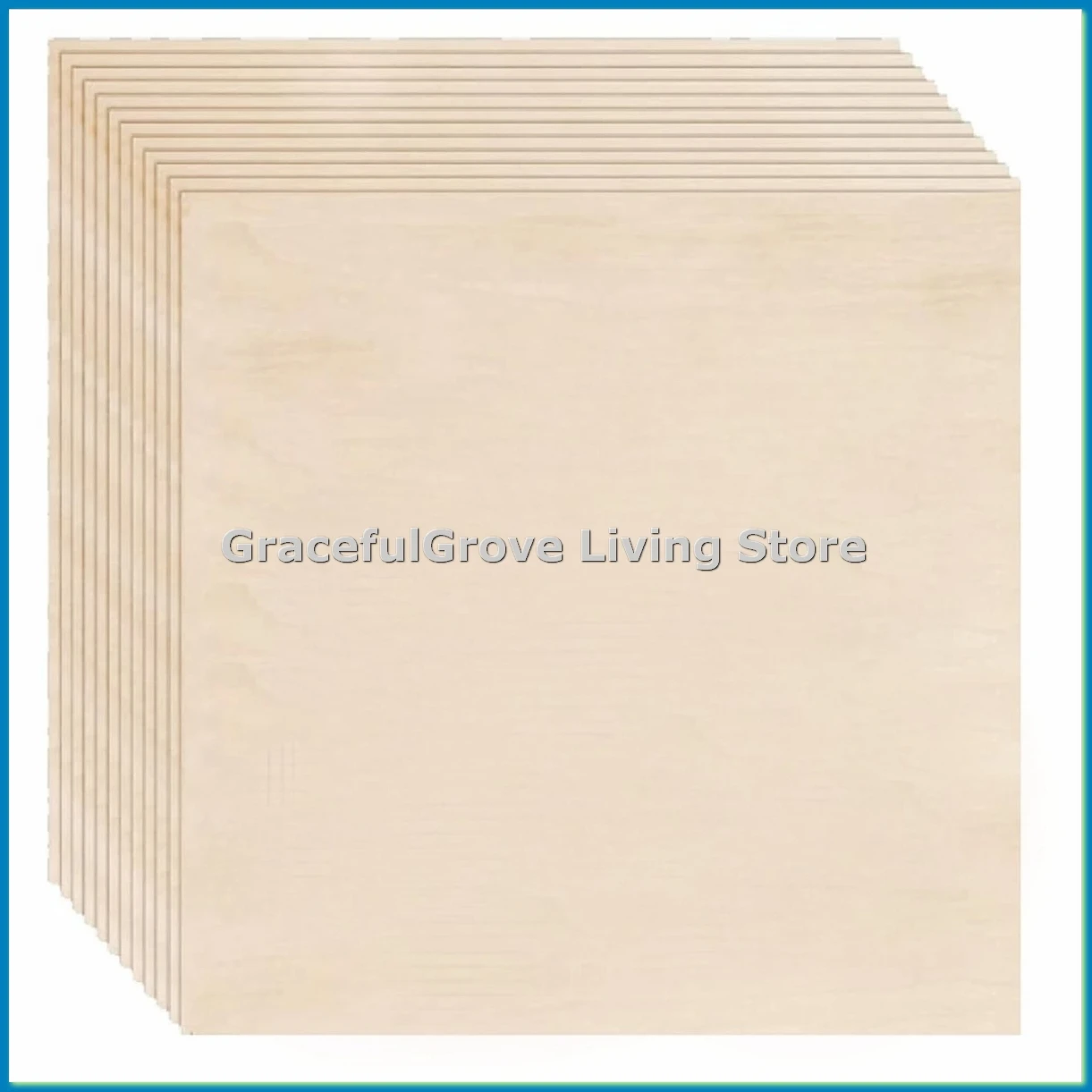 Basswood Sheets 12 Pack,12x12x1/8Inch Plywood Sheets,3mm Basswood for Laser Cutting,Laser Engraving Blanks,Drawing-A07G