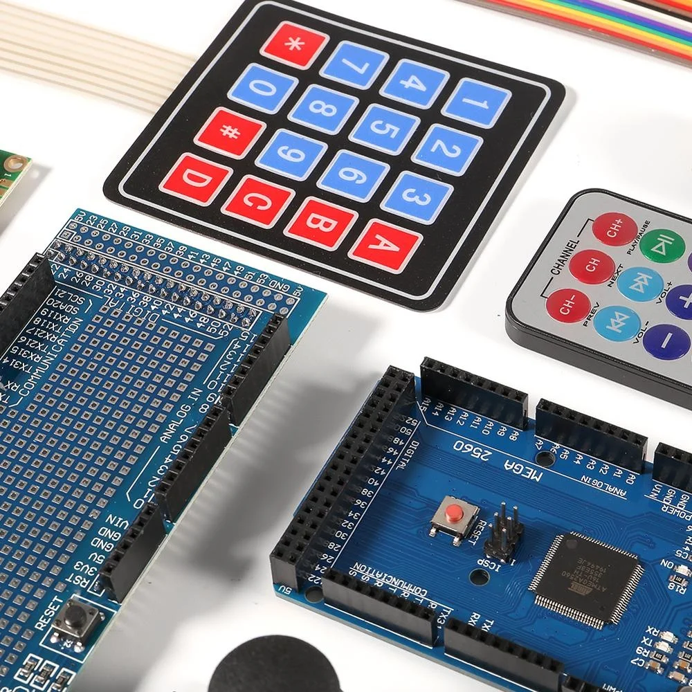 Imagem -06 - Kit Inicial Mais Completo com Caixa Projeto Mega 2560 Tutorial para Arduino Mega 2560 Nano o