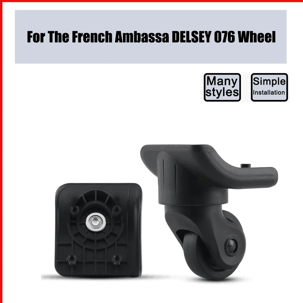 

For The French Ambassa DELSEY 076 Trolley Case Wheel Pulley Sliding Casters Universal Wheel Luggage Wheel Silent Smooth