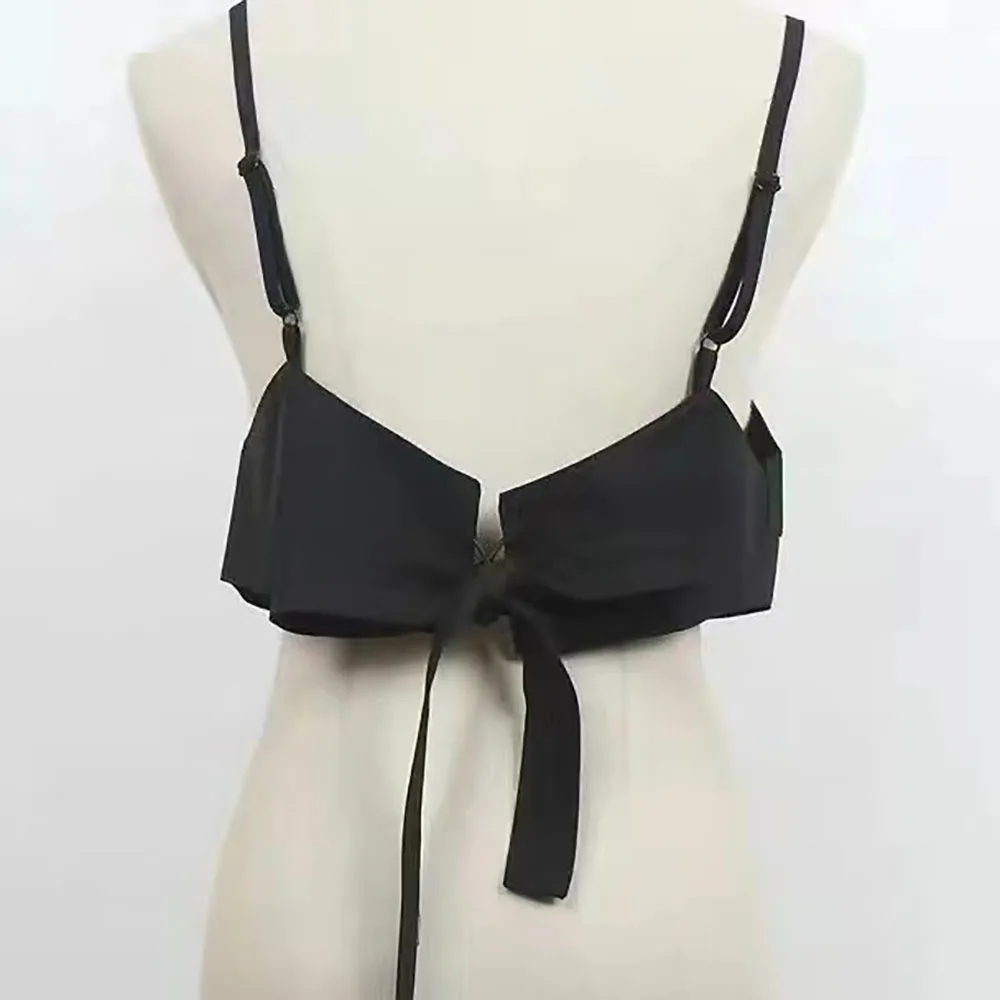 Black cup  design corset  woman straps strapless vest spring and summer new style french-feeling waist corset bra wear outside