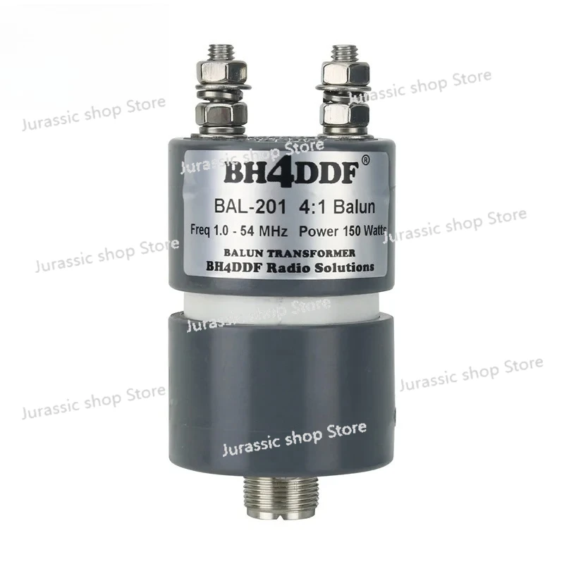 

BH4DDF BAL-201 4:1 Shortwave Balun 200ohms Waterproof Antenna Balun Transformer 1-54MHz 150W SSB/PEP 250W