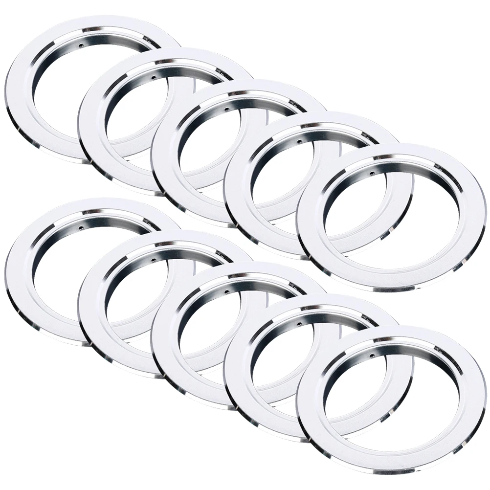 10pcs Parrot Nest Box Bird Breeding House Metal Guard Stainless Steel Protector 65mm Hole Cover Anti Bite Ring Nesting