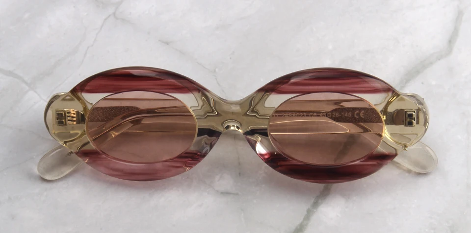 Luxus Dicke Gemischte Acetat Oval Polarisierte Sonnenbrille Frauen Trendy UV Schutz Brillen Stilvolle Schild Für Männer lentes de sol – Detail 14