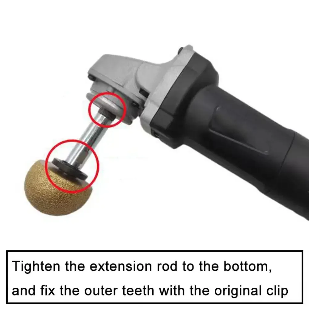 M14 to M10 Angle Grinder Adapter Durable Thread Slotting Tool for Polishing Connecting Rod Retrofitting Accessories