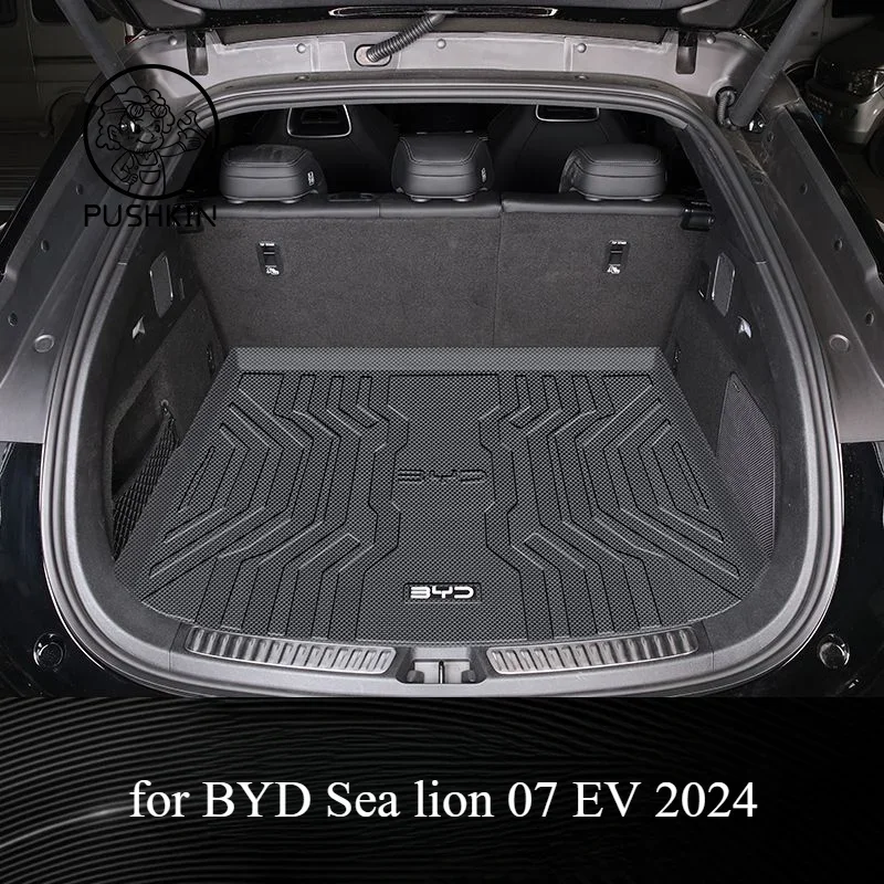 

Tailored Boot Liner Tray for BYD Sea lion 07 EV 2024 Car Rear Trunk Cargo Mat Sheet Carpet Mud Protector Waterproof