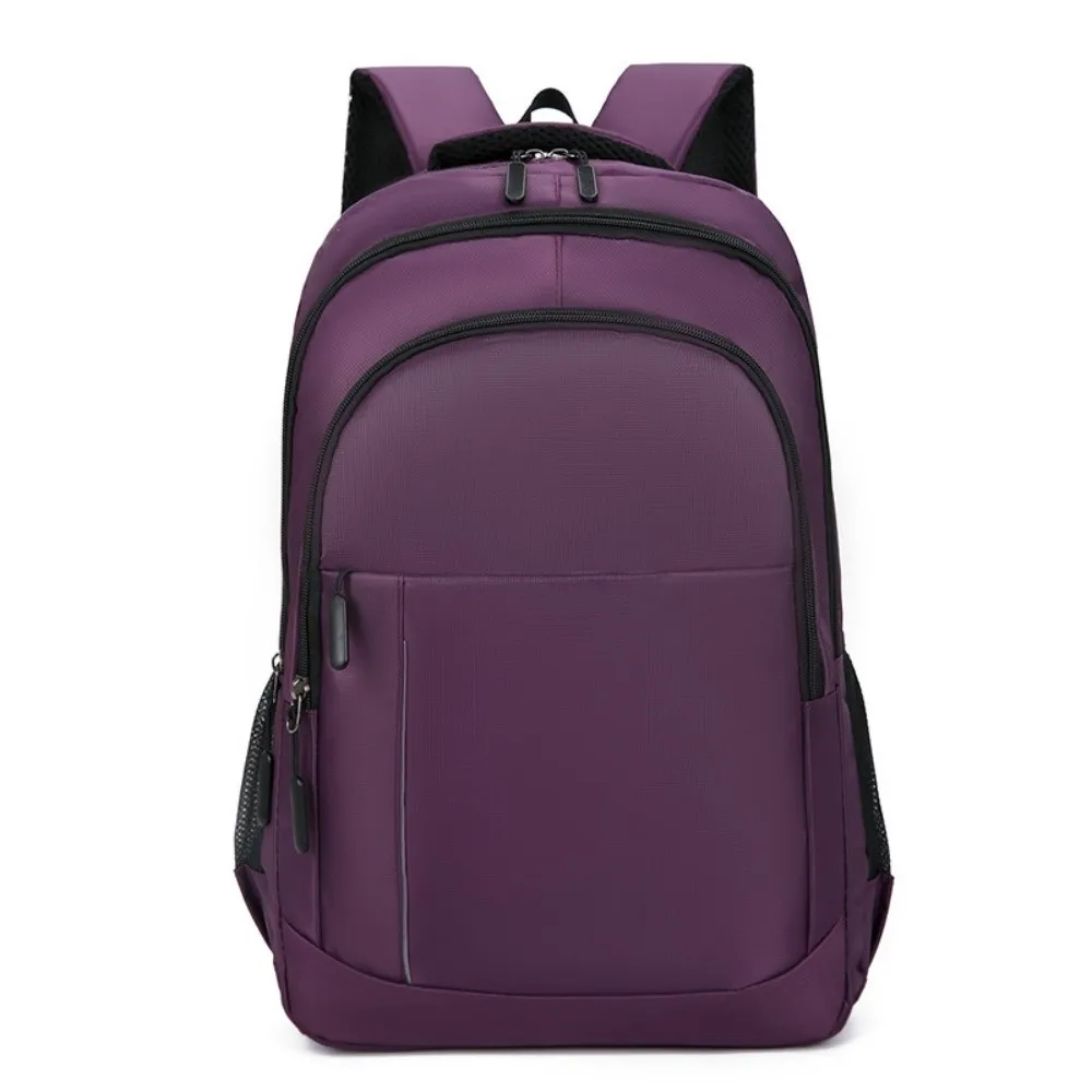 Lightweight Men's Business Backpack Minimalist Scratch Prevention Oxford Cloth Laptop Bag Anti-splash Water Polyester