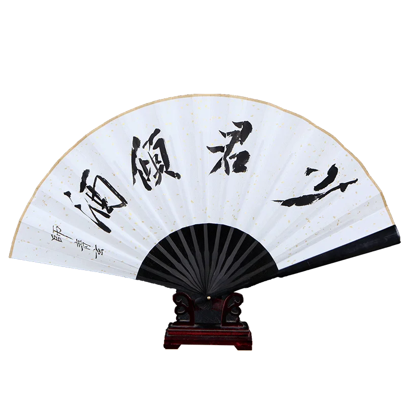 Bộ Phim Truyền Hình Trung Quốc TGCF Thiên Quan Ci Fu Hứa Thành Hexuan Shiqingxuan Tráng Gấp Quạt Cổ Hanfu Phụ Kiện Quạt