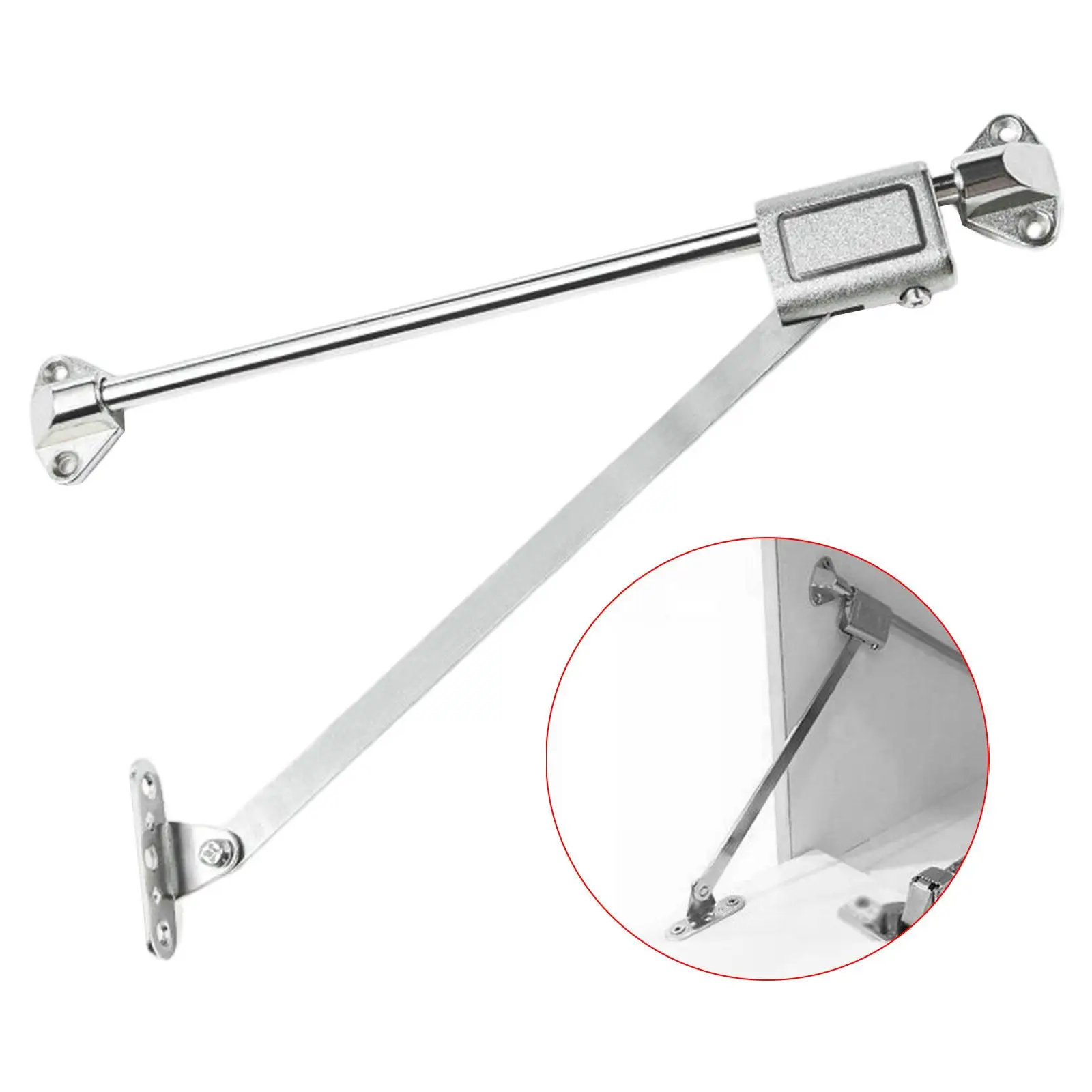 1 Pcs Cupboard Flap Down Door Stay Hardware Easily Install Cabinet Door Flap Hinge Wear Resistant Cupboard Door Accessorie