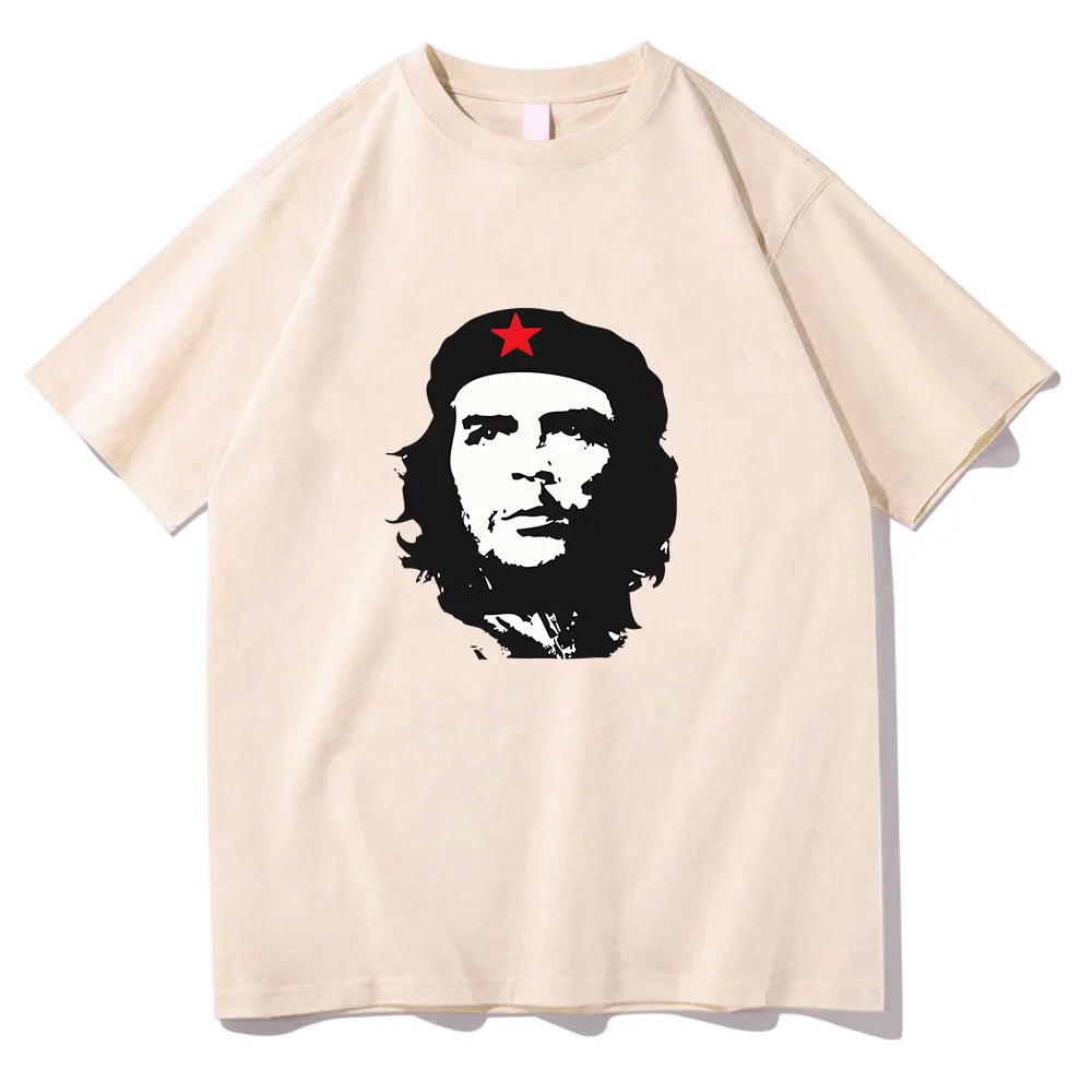 Che Guevara T-Shirt lässig Baumwolle Kurzarm T-Shirt für Frauen hochwertige Vintage-Druck T-Shirt ästhetische Kleidung Frühling