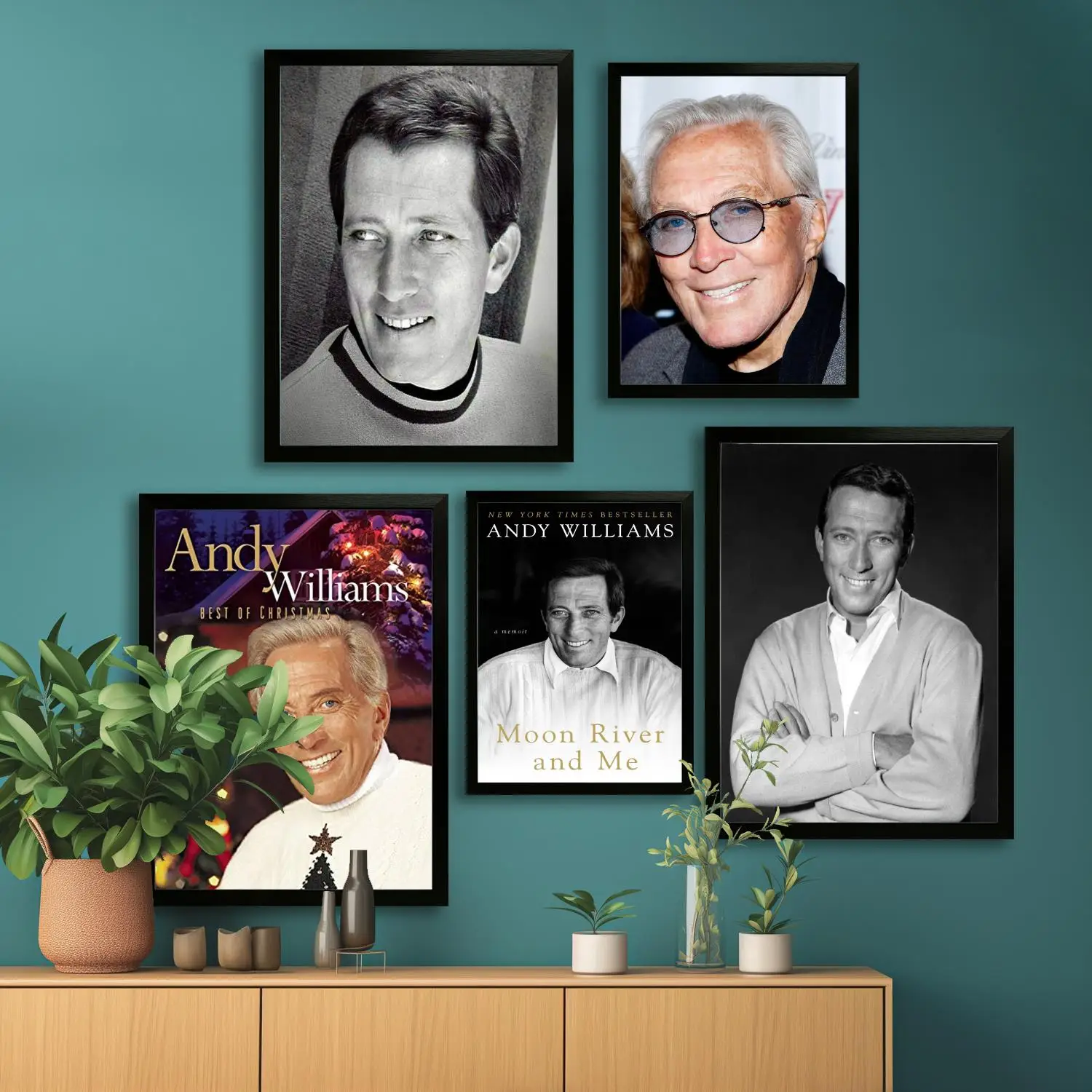 Andy Williams Canvas Art Poster and Wall Art, Picture Print, Modern Family, Bedroom Decor, Posters,Decorative painting