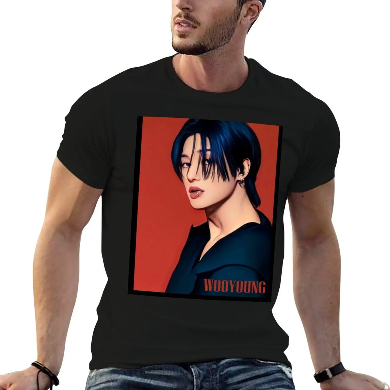 

t man Ateez Hour T-Shirt 2 Part shirt shirts t Golden cotton custom Wooyoung 2 funny print for