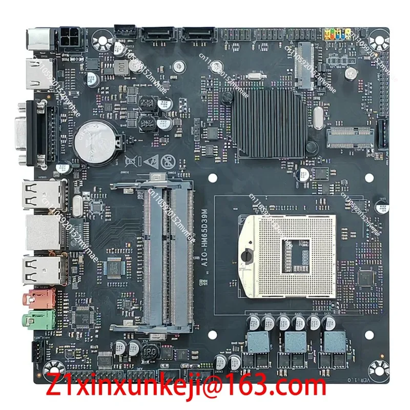 HM65 All-in-one Computer Motherboard DDR3 Memory with COM Interface ITX Industrial Control Motherboard DC12V-19V Power Supply