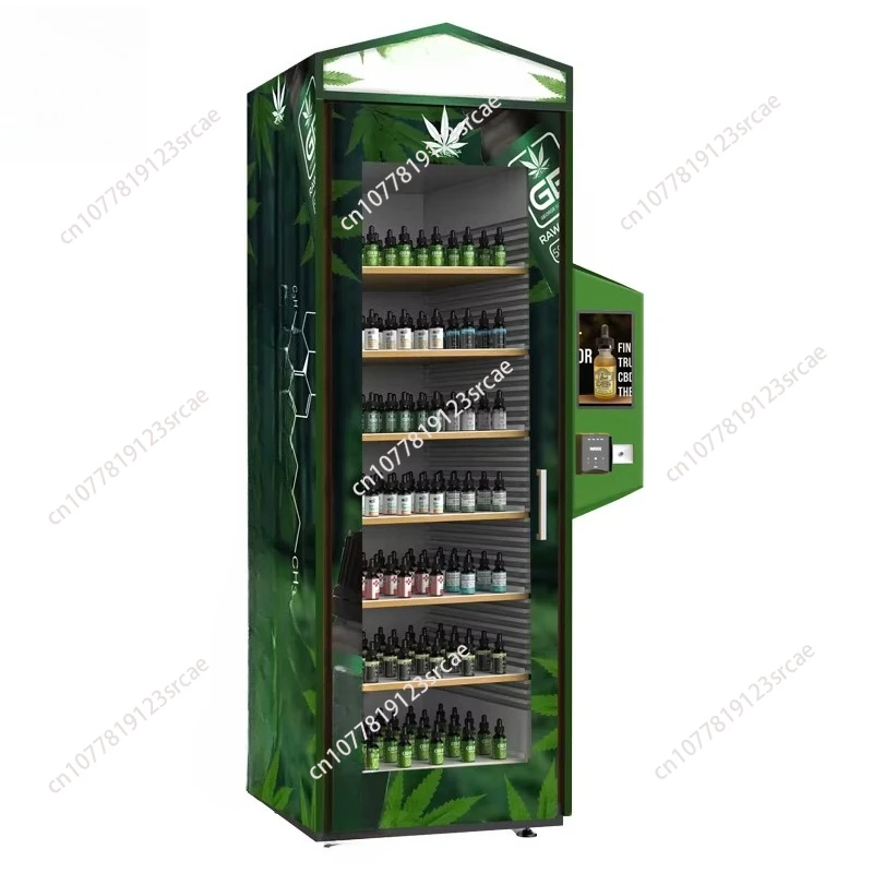 High-quality Como smart refrigerator vending machine with touchscreen credit card reader for beverages and food