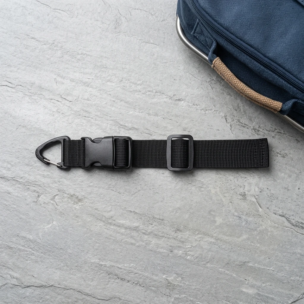 8Pcs 45cm Nylon Luggage Straps for Business Travel Professionals Adjustable Triangle Buckle Secure Suitcase Bag Ties - view 5