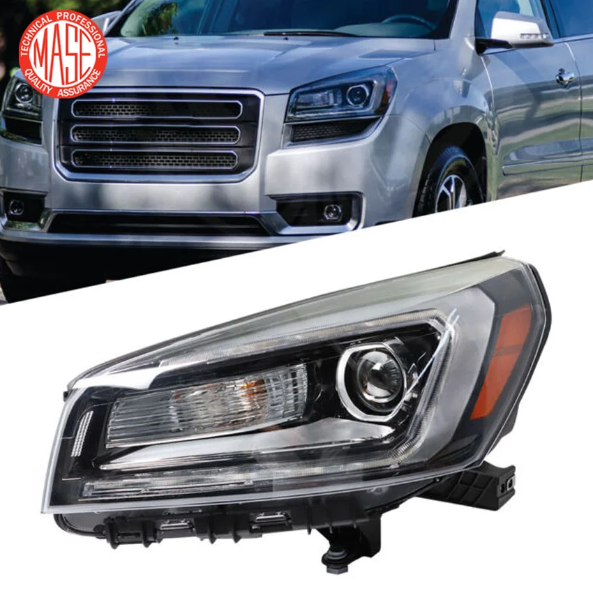 CZJF Car Hid Headlamp Assy Headlight For Gmc Acadia 2013-2016 OEM 23391885 23391886