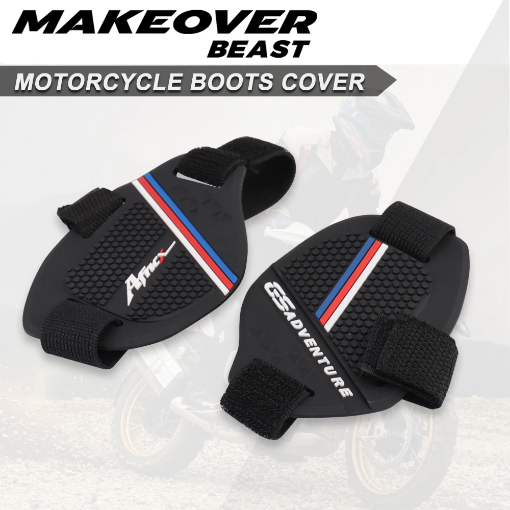 Fit FOR BMW R1200GS R1250GS F750GS F850GS F700GS F800GS G310GS F650 Motorcycle Black Gear Shift Pad Shoes Boots Cover Protection