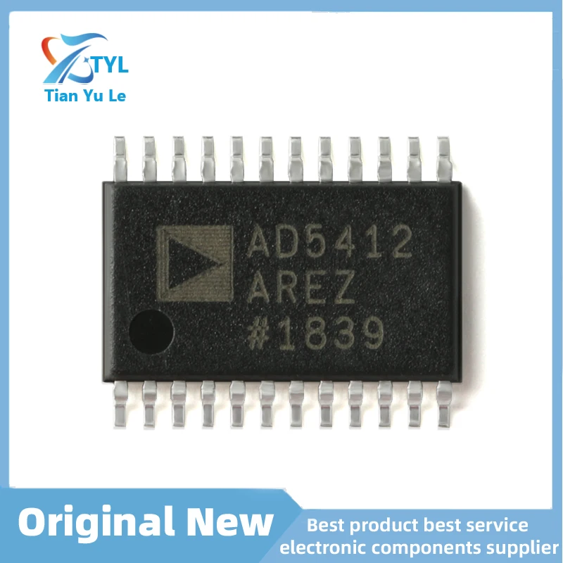 New original  AD5412AREZ-REEL7 TSSOP-24 12-bit digital-to-analog converter (DAC) chip