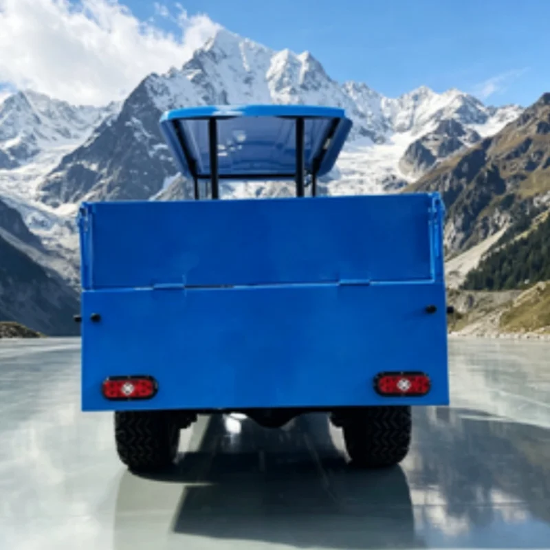 

6 Passenger Golf Cart 72V Lithium Pack Electric Golf Cart Bumper Front Basket Foot Pedal Seats With Armrests Gear Adjustment
