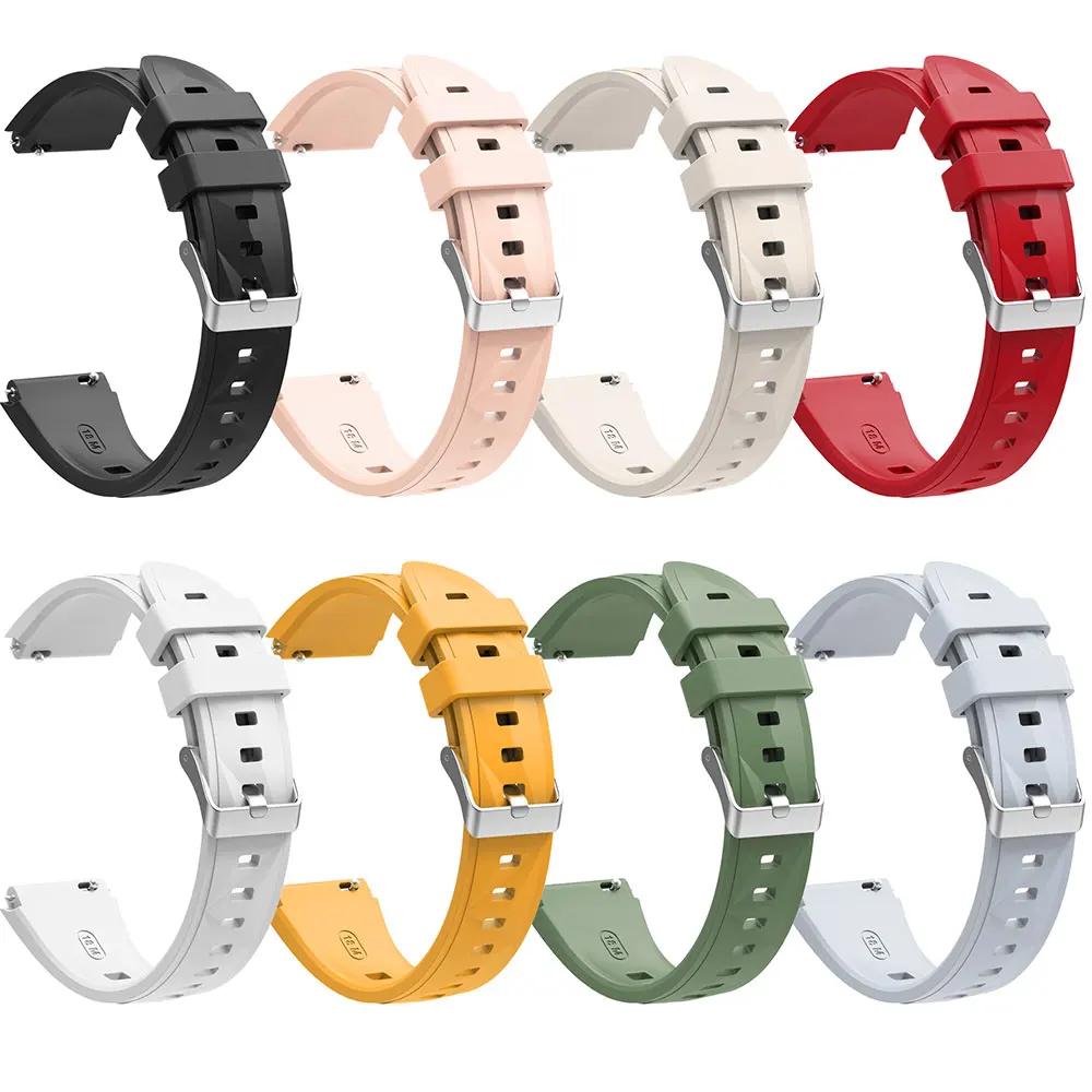 18mm Silicone Watch band Strap For Huawei Watch GT5 Pro 42mm Sports Replacement Correa Bracelet for Huawei GT5 41mm Accessories