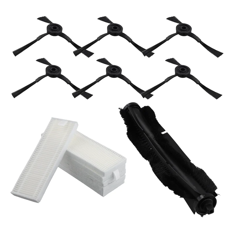 A66Z 13 قطعة فرشاة دوارة تصفية الجانب فرشاة استبدال أجزاء ل Qihoo 360 S10 X100 ماكس الروبوتية مكنسة كهربائية