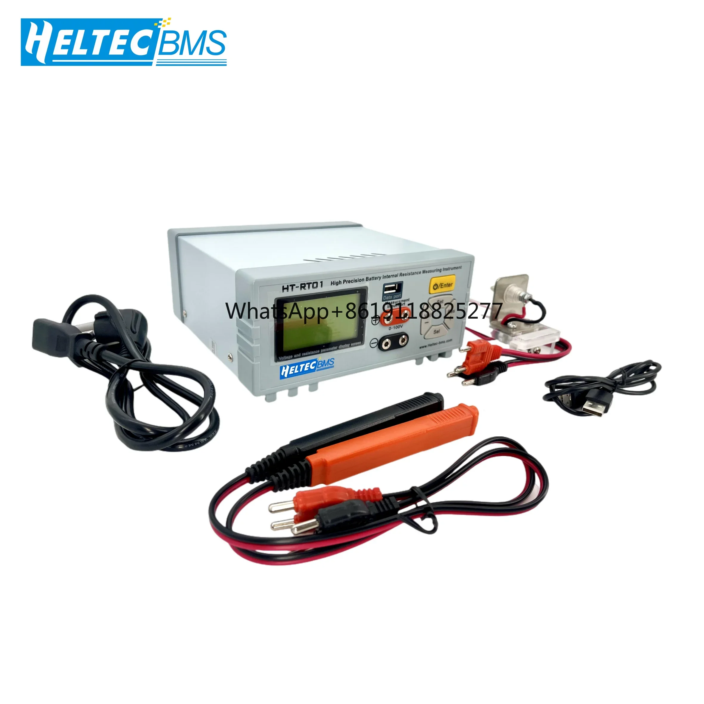 HeltecBMS 18650 lifepo4 battery Voltage Tester High Precision Lithium Battery Internal Resistance Tester Instrument