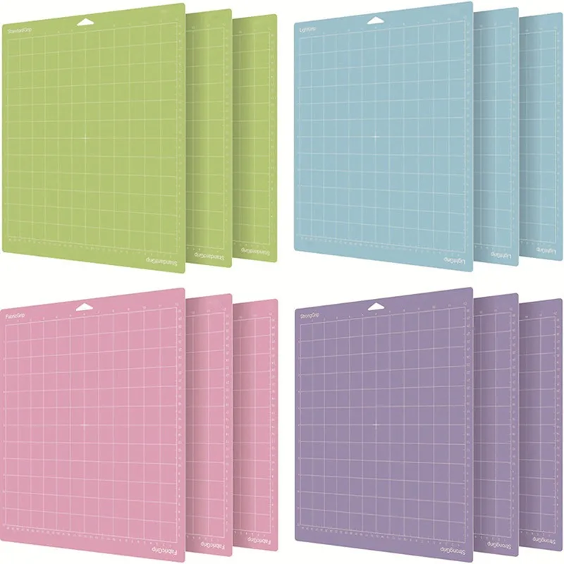 2025 1 Uds. Tapete de corte de placa Base de máquina de grabado de Color rosa para Cricut Cameo 4 con alfombrillas de corte adhesivas de Pvc 30x30cm