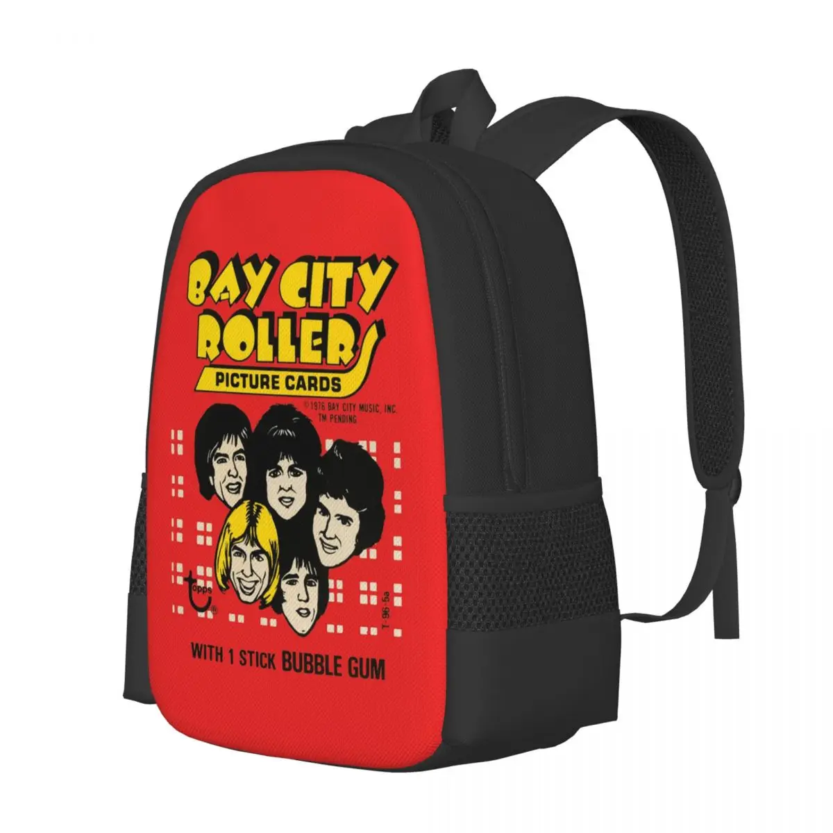 Bay City Rollers Music Band Backpack Daypack Large Capacity Children BookBag School Bag Shoulder Bags for Men Women