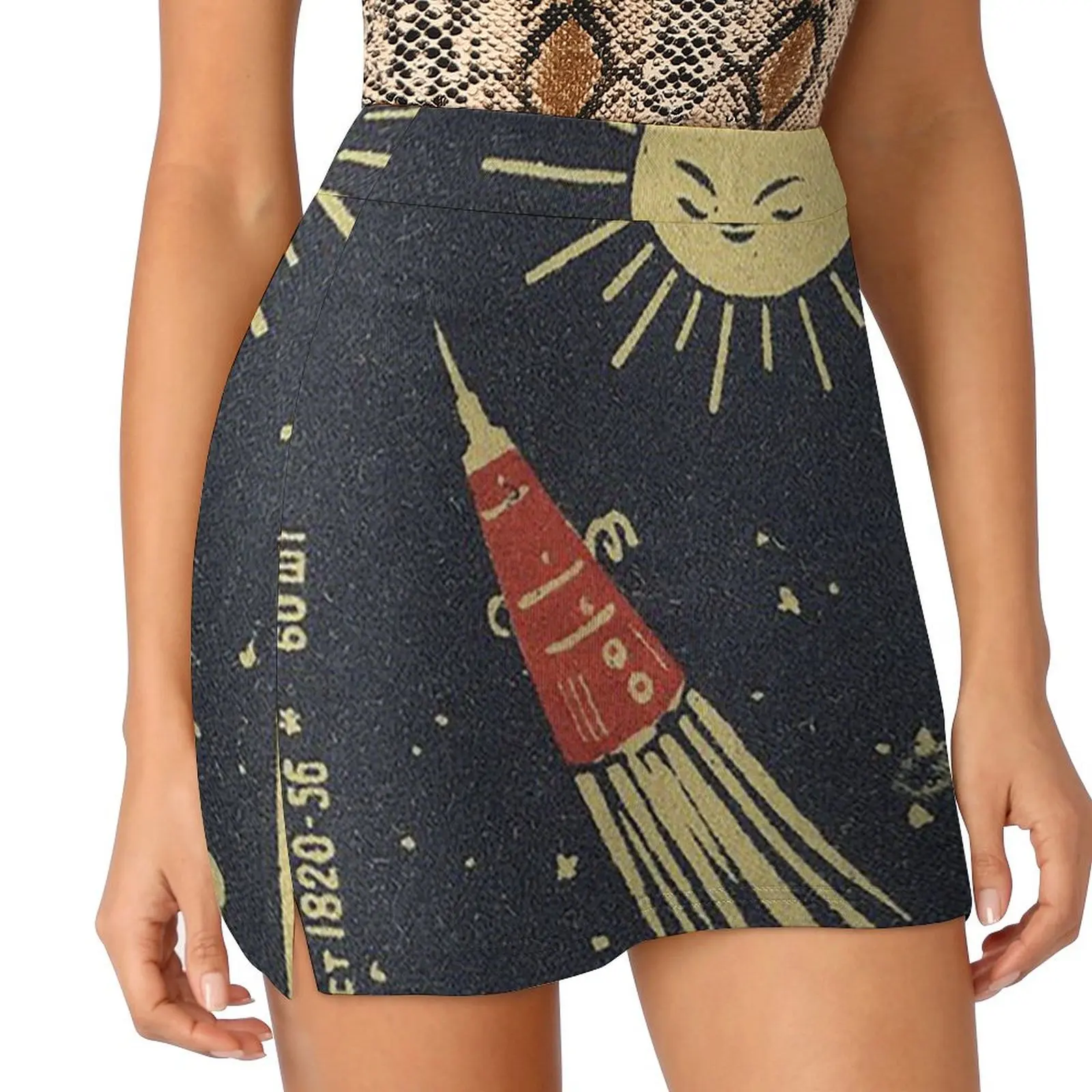 THE SUN LOOKS ON Mini Skirt women's summer dress 2025 Women skirt