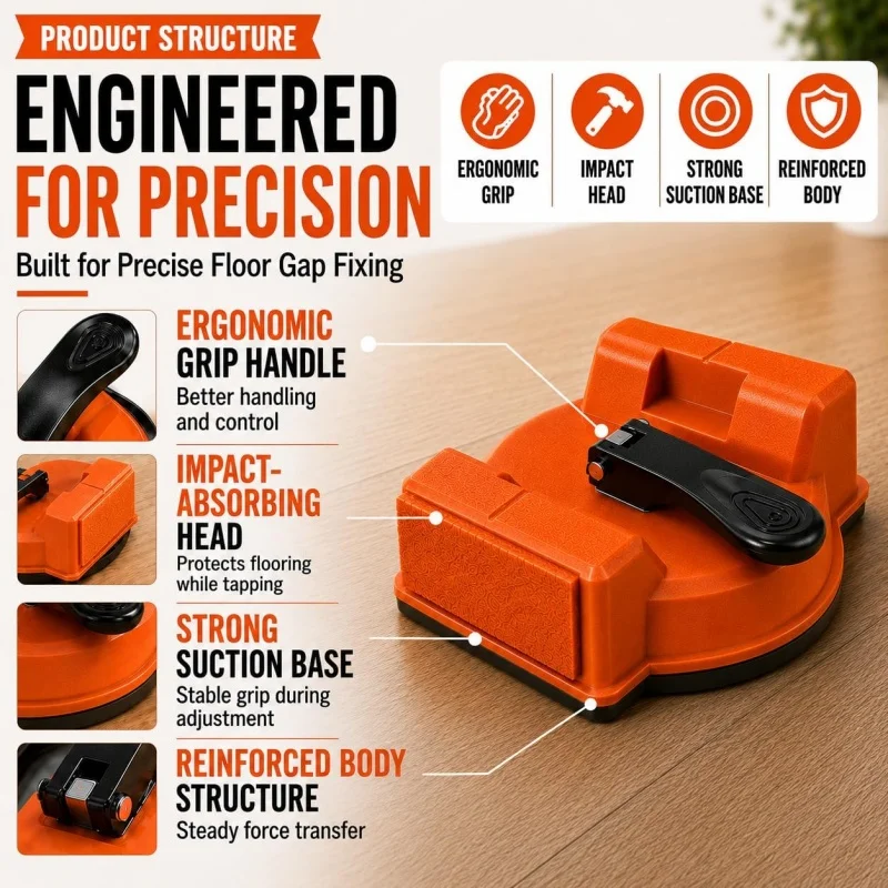 Floor Gap Fixer Tools Wood Tile Vinyl Floor Crack Repair Tool Floor Gap Repair Suction Cup Tool Household Decoration Accessories