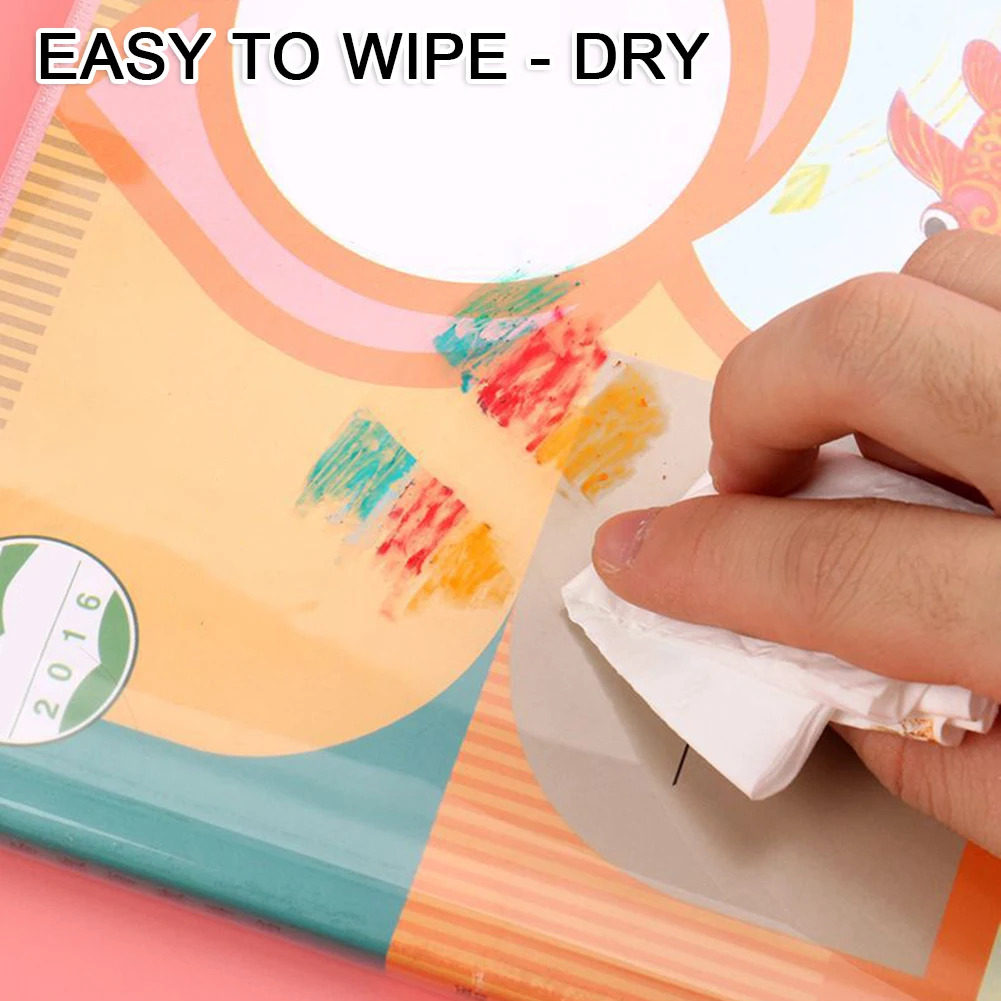 Clear Exercício Livros Covers, Proteção Total, All Around, Wrapper para livros didáticos