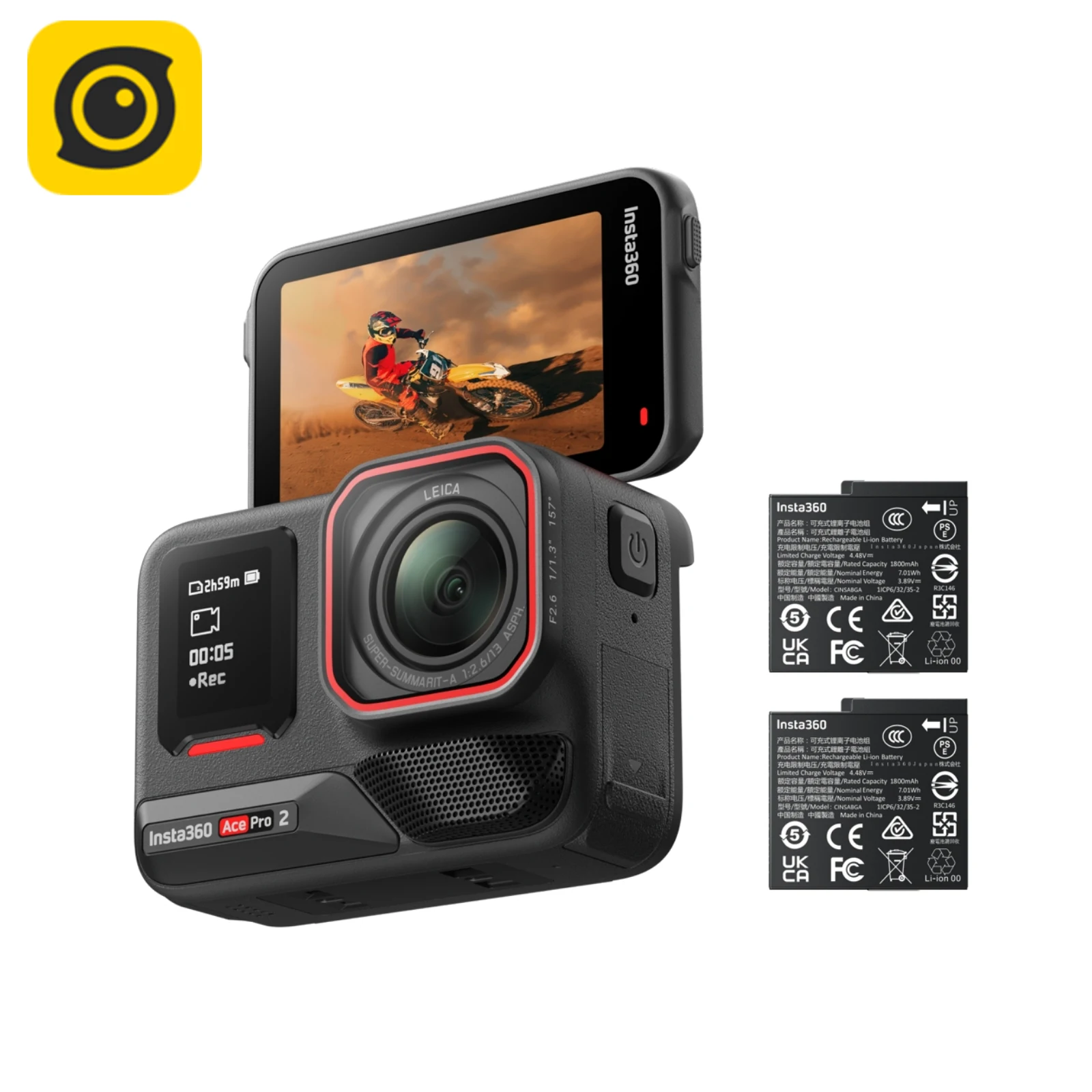 Pre-sale Latest Insta360 Ace Pro 2 Sport Camera 8K Video 4K 120 FPS 10M Waterproof Stabilization Insta 360 Ace Pro 2 Camera