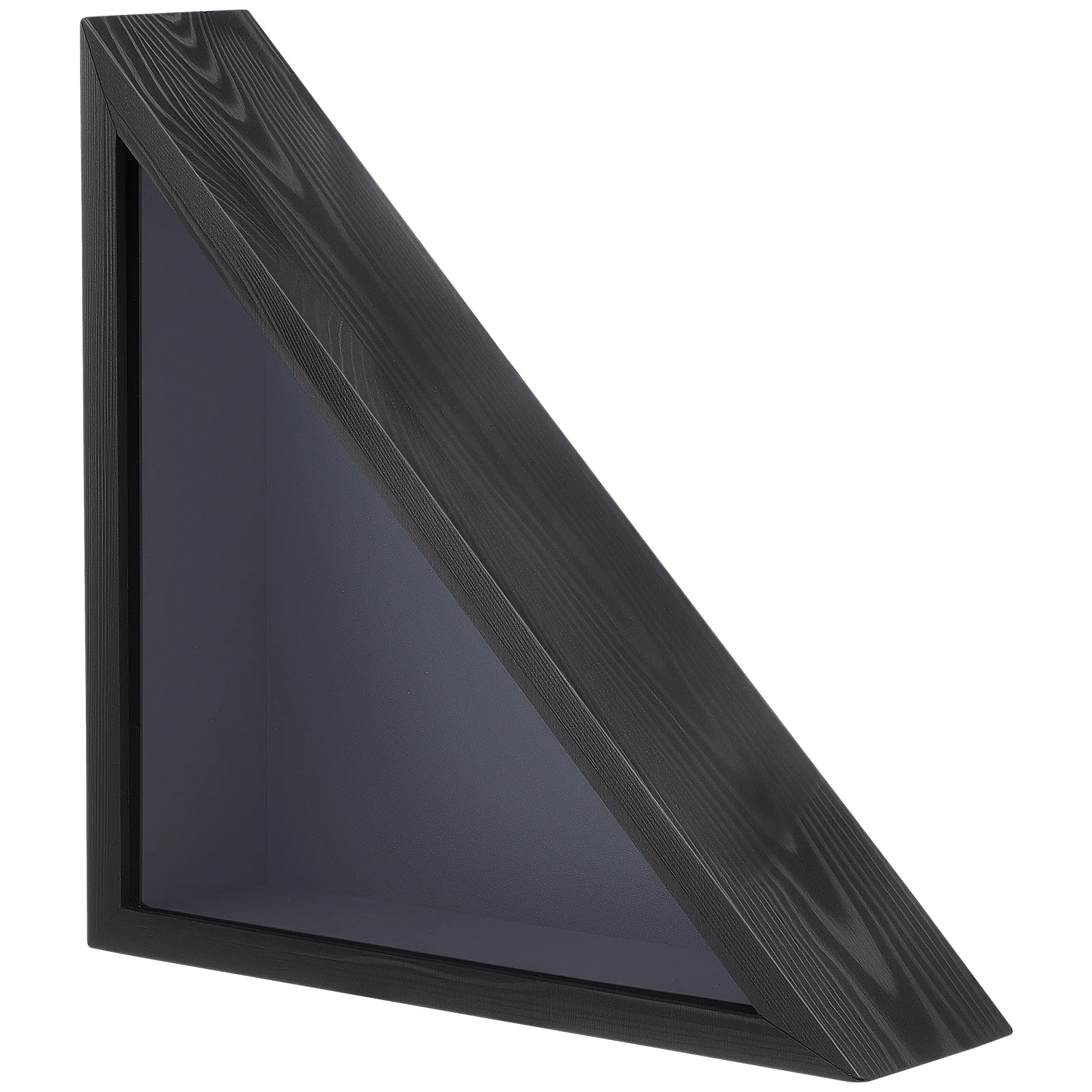 

Display Box Wood Triangle Holder For Wall Mount Flag Storage Case Wooden Flag Container For Living Room Bedroom