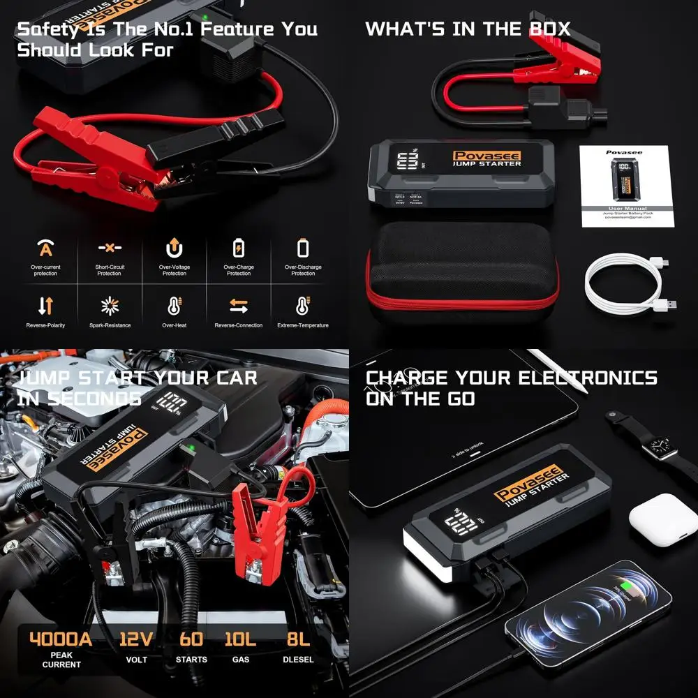 4000A Jump Starter …