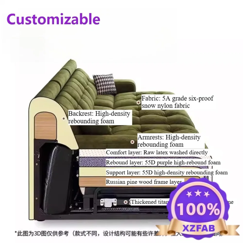 Factory Direct 2026 Green Big Size Electric Sofa Filler Exterior Italian Luxury Electric Sofa Home Lounge Meuble De Salon House